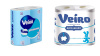 Туалетная бумага Veiro Домашняя Белая 2 слоя 4 рулона