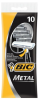 Станок для бритья одноразовый Bic Metal для жесткой щетины, 10шт