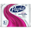 Туалетная бумага Papia белая, 3 слоя, 12 рулонов