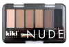 Тени KIKI 6-ти цветные NUDE 903 Беж, Кофе с молок, Ирис, Олив, Шок, Черный