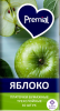 PREMIAL Платочки бумажные трехслойные белые с ароматом зеленого яблока 